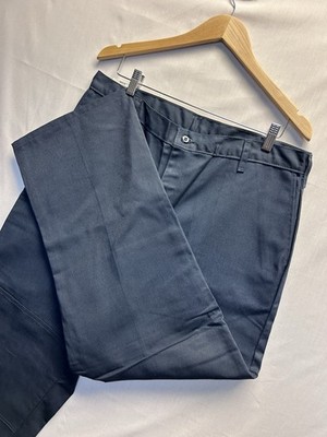 DICKIES Loose Fit Double Knee Straight Leg Navy Work Pants Men's Size 36x30 NWT