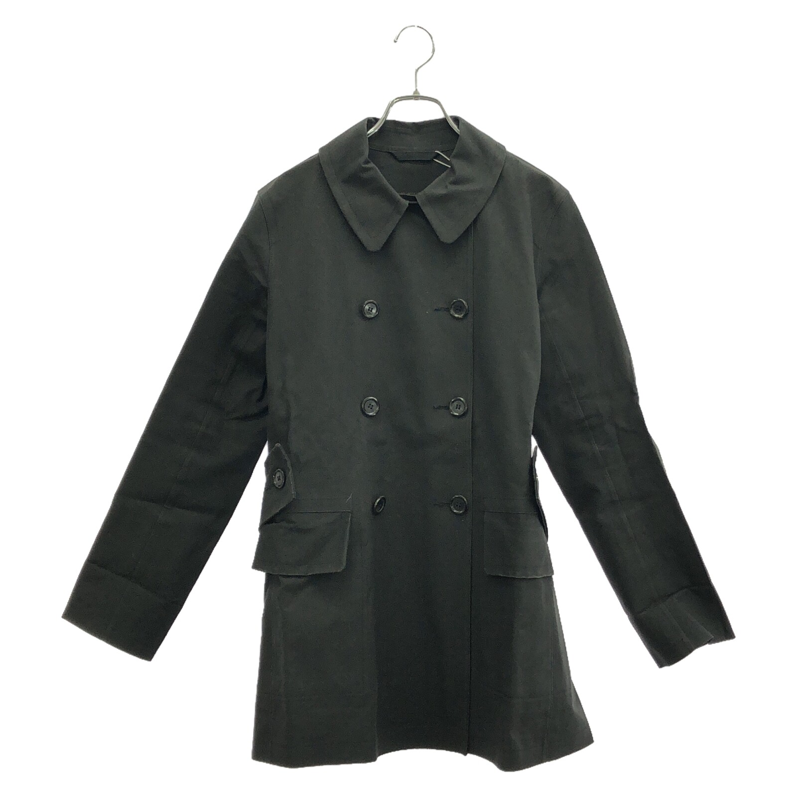 ALTRA Cappotto LOUIS VUITTON cotone nero usato donnaa ta 42nogram