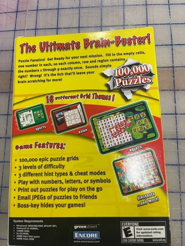Professor Fuji's Sudoku Deluxe: Puzzle Phenomenom PC Game by Encore - Picture 2 of 2