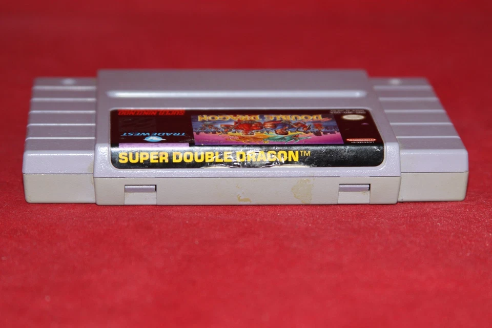 Super Double Dragon (Super Nintendo, SNES, 1992) Authentic Game Cartridge - Image 3 of 4