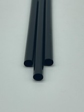 Compostable/Biodegradable Made in USA 4000 Pcs Jumbo 7.75"x0.24" Black Straws