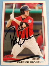 Patrick Kivlehan Seattle Mariners 2014 Topps #117 Autographed Baseball Card 