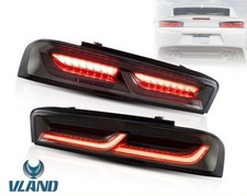Vland Led Tail Lights For Chevy Camaro 2016-2018 Drl Full Smoked Rear Lights Vland Led Tail Lights For Chevy Camaro 2016-2018 Drl Full Smoked Rear Lights