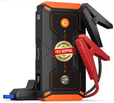 Arrancador De Carro Portatil Bateria Auxiliar Para Auto Cargador Recargables NEW