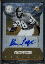 2011 Totally Certified Gold Signatures #117 Alan Page Autograph Auto /15