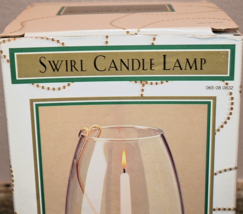Dayton Hudson Swirled Candle Lamp - Picture 3 of 4