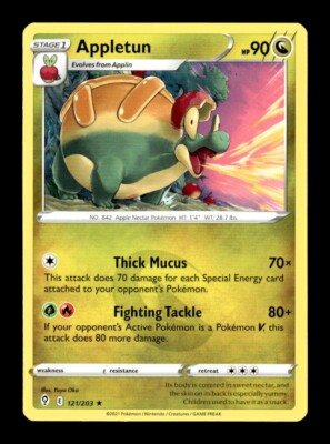 Pokemon Evolving Skies APPLETUN 121/203 | eBay