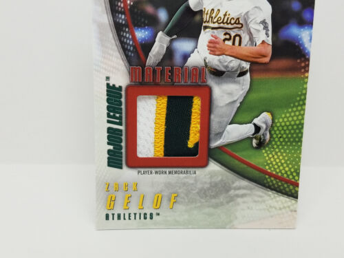 2025 Topps #MLM-ZG Zack Gelof, Athletics - MLB Material Relic Red Parallel (1/5) - Picture 2 of 3