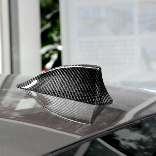 Real Carbon Fiber Antenna Roof Shark Fin Cap Cover For BMW 5 series F10 F18 - Picture 8 of 12