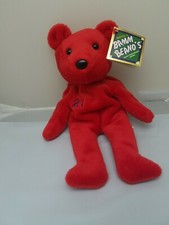 Salvino Bamm Beanos Sammy Sosa 21 Beanie Bear - Red