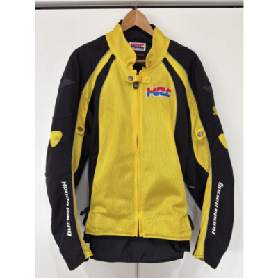 HONDA Racing HRC Riders Jacket Motorcycle Mesh Jacket Black/Yellow 