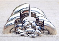 1x 304 Stainless Steel Sanitary Weld 90 Degree Elbow Pipe Diameter 19mm to 159mm