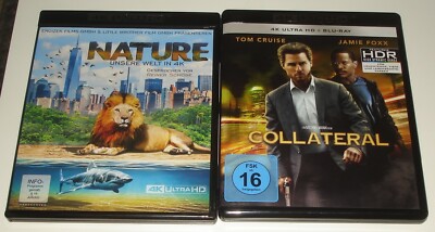 Collateral 4 K Ultra HD+Blu-ray Tom Cruise Michael Mann + Bonus 4 K Nature