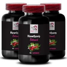 Pure Energy - HAWTHORN EXTRACT - Immune Support 3 Bottles 180 Caps