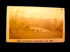 Civil War CDV Photograph Burnside Bridge Antietam Dated 9/17/1862 Rare Image #2