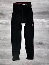 Nishiki Black Cycling Capri Padded Crop Pants Size Small Activewear Bike Legging