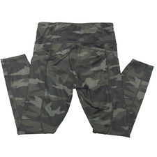 Athleta Camo Contender 7/8 Tight Leggings Green 405480-02 Womens Size Small