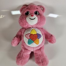 Care Bears True Heart Plush Pink 2022 Stuffed Animal Bear 14" Care Bears