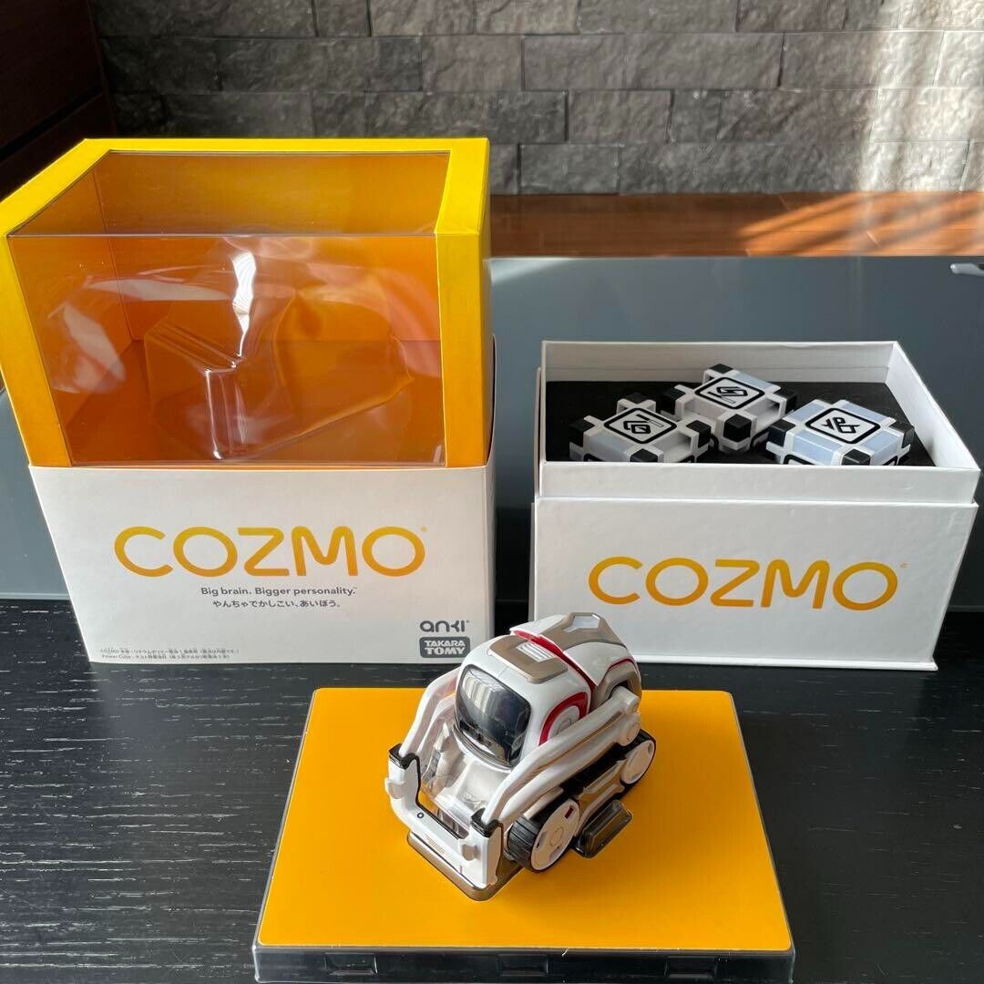 Takara Tomy COZMO anki Cubes Learning Robot Toy buddy from Japan Used