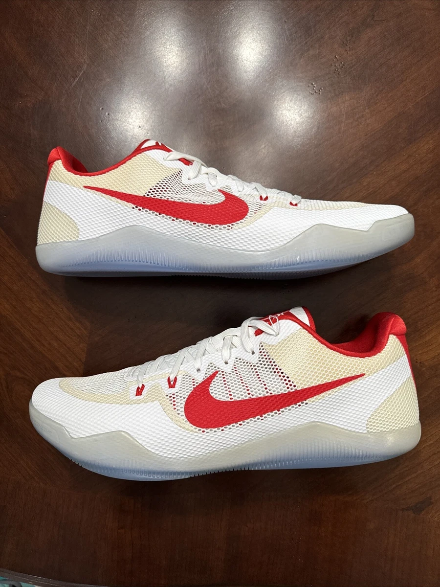 Nike Kobe 11 TB White Gym Red for Sale | Authenticity Guaranteed