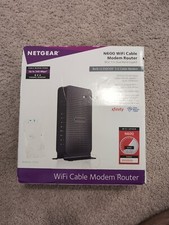 Netgear N600 Wifi Cable Modem Router Model No. C3700 New In Box 