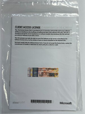 1 CAL USER (Benutzer) für Windows 2022 Terminal Server/ RDS Remote Desktop