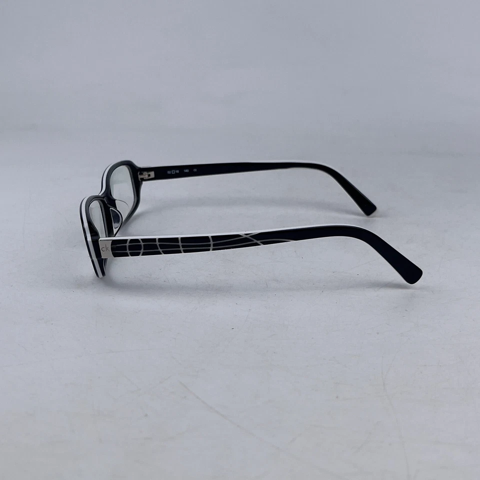 Marco de gafas de plástico negro con borde completo de 52-16-140 mm Calvin Klein CK5659A para hombre Foto 3 de 4