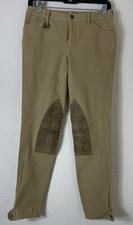 Ralph Lauren Sport Riding Pants Skinny Equestrian Stretch Beige Womens size 4