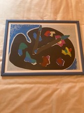 Ugo NESPOLO, serigrafia in cornice, cm 38x28 - firmata - numerata 3/100