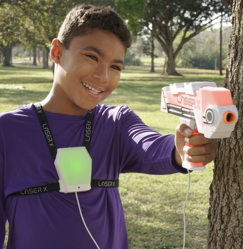 Laser X Blaster, 4-Player Revolution Laser Tag Blaster Toy Set - Picture 3 of 12