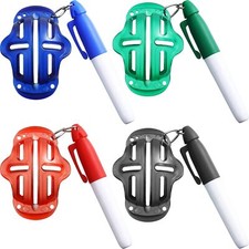 4 Pack Golf Ball Line Liner Ball Marking Tool Alignment Tool and 4 Pieces Gol...