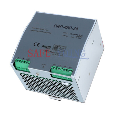 1PCS 240W DC24V High Power Guide way Din Rail Switching Supply DRP-240-24