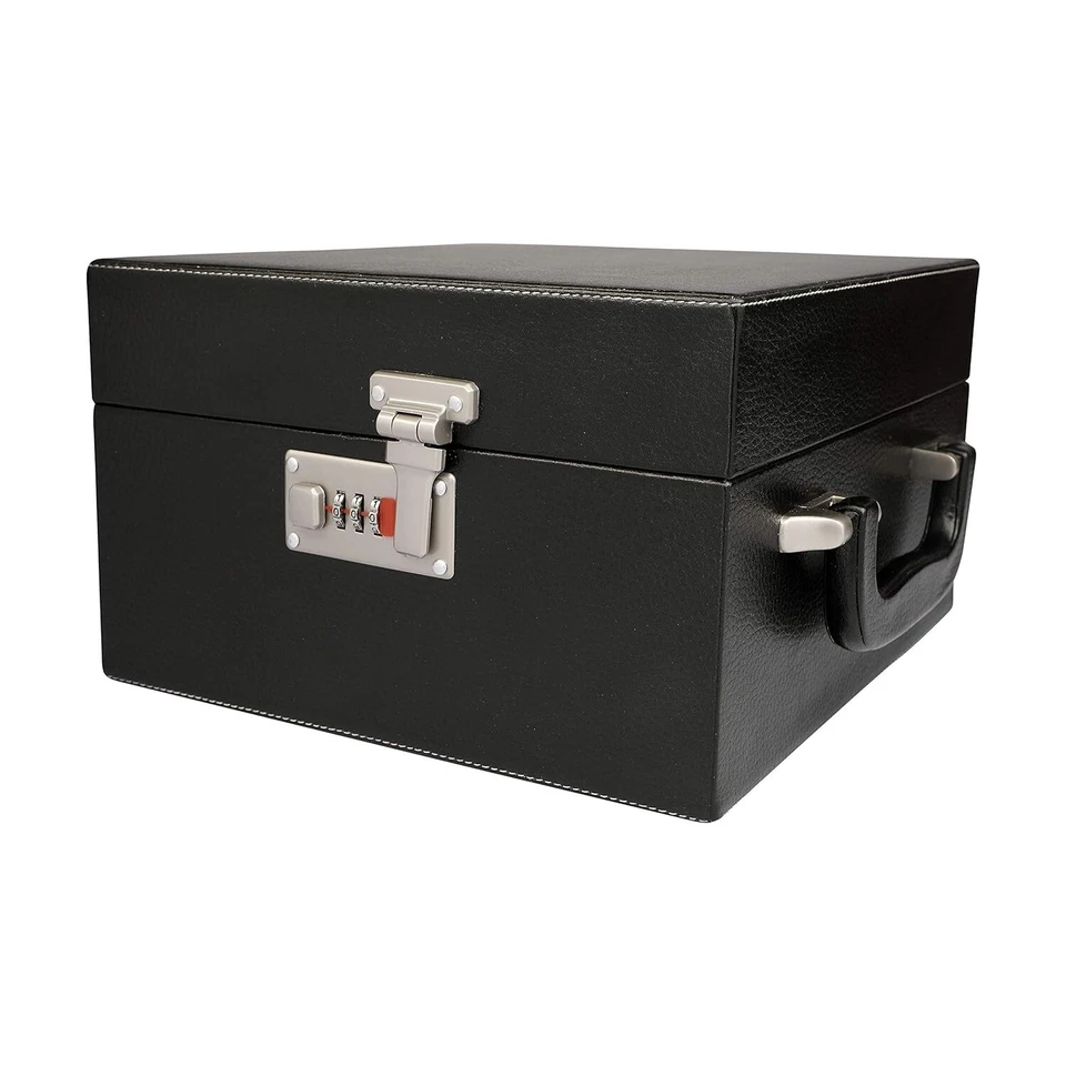 Bar Accessories Mini Bar Set Portable Leatherette Briefcase Travel Kit Gift - Image 3 of 4