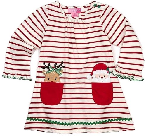 white christmas dresses Boy's Christmas Plaid Romper, Santa Outfit, Christmas Card matching Outfits main image 0