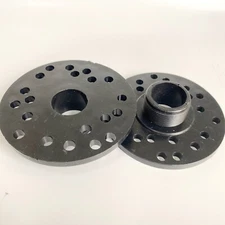 2 Quality ABS Horn Tweeter Driver Adapter Male 1-3/8"-18 TPI Threads 95mm Dia