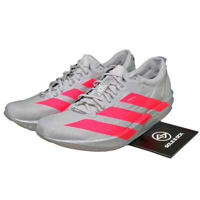 Adidas Adizero Adios 9 Running Grey Two Lucid Red Grey