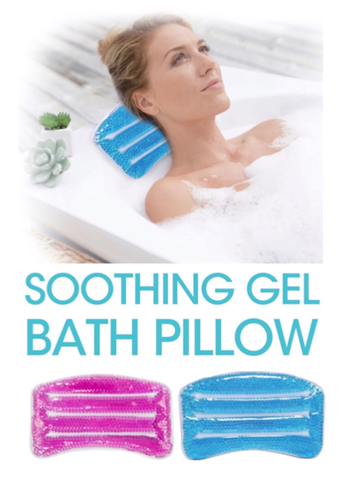 Soothing Gel Bath Pillow eBay