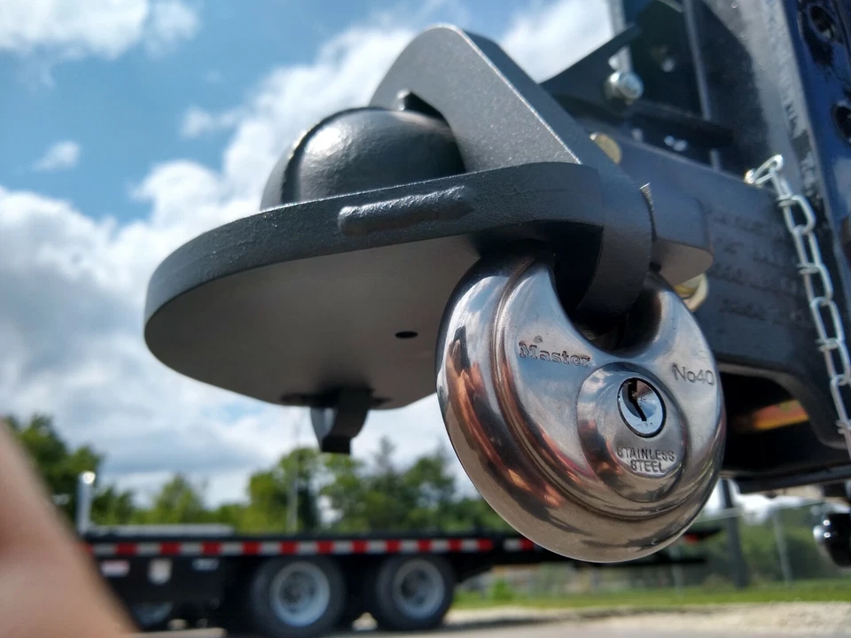 Bloqueo de acoplador 2 5/16" se adapta a enganche Curt 25328 alta seguridad se adapta a pestillo de compresión SOLO Foto 4 de 4