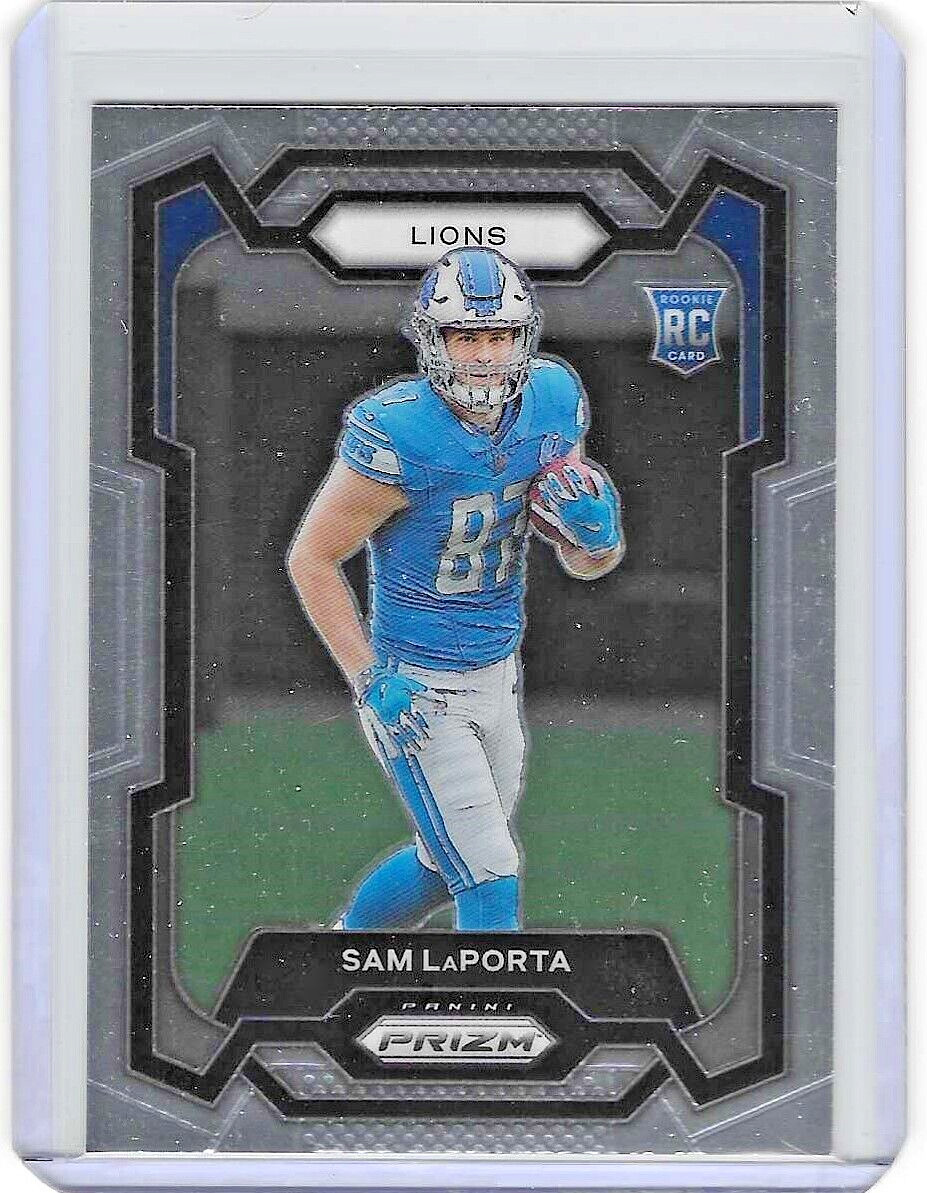 2023 Panini Prizm SAM LAPORTA RC #332 Detroit Lions