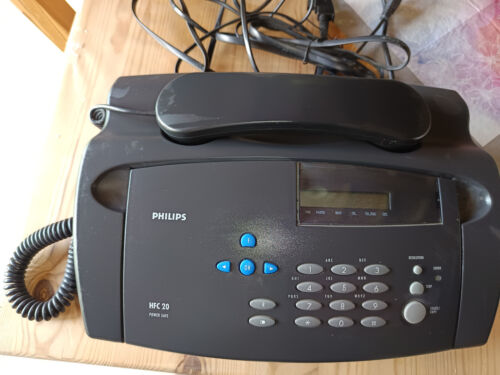 Philips HFC 20 Fax +Telefon inkl. 5 x Thermopapier und Strom- und Telefonkabel  - Bild 1 von 4
