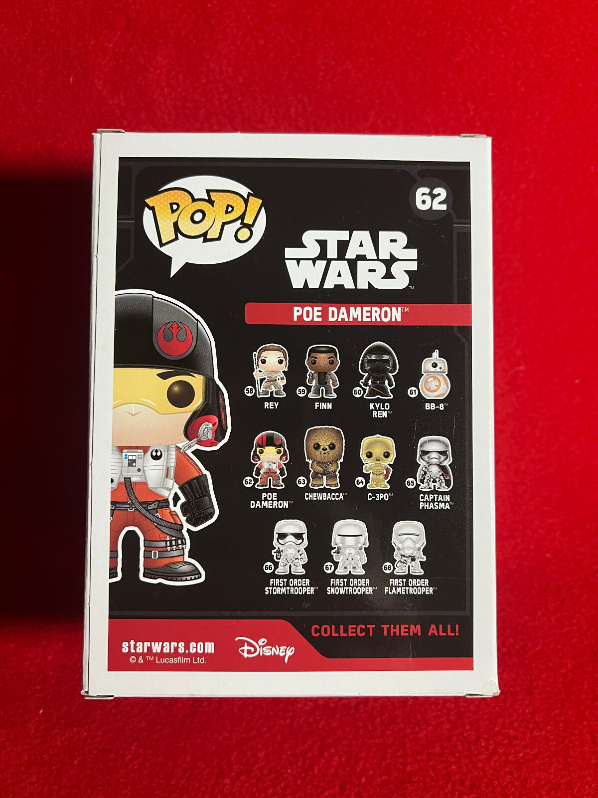 Thumbnail - Funko Pop - Star Wars - 62 - Poe Dameron