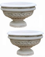 2 X Runde Pflanzschale BlumenküBel PflanzküBel Blumentopf TerrassenmöBel 138KG