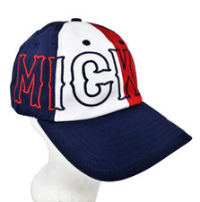 Disney Mickey Mouse Colorblock Embroidered Americana Baseball Cap Hat Spell Out