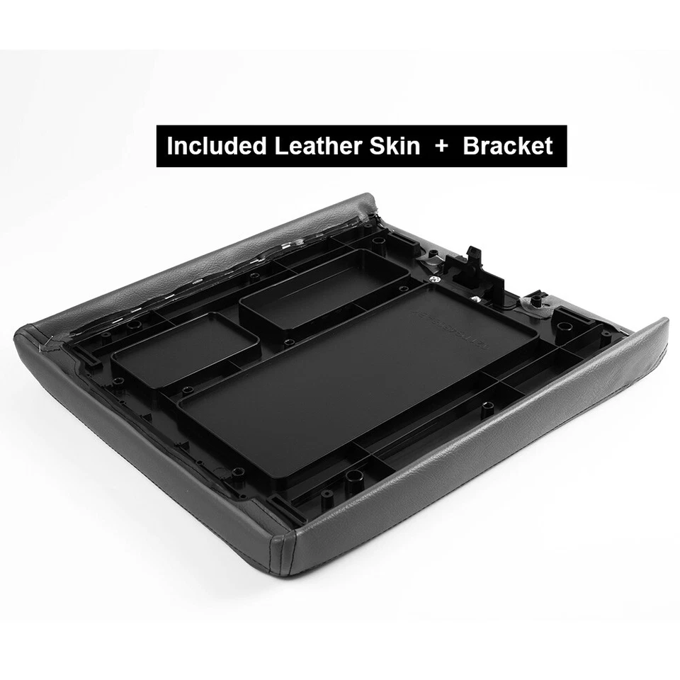 Center Console Lid Bench Fit For 2007-13 Chevy Silverado GMC Sierra Pickup Truck Foto 3 de 4