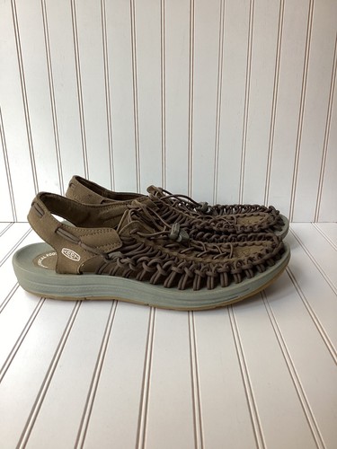 Keen Uneek silver men sand water sandals 10.5 Green Olive | eBay