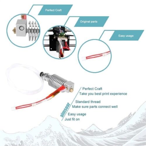 1-6x V5 J-head Hot End 0.4mm / 1.75mm für Anycubic I3 Mega 3D Drucker Extruder - Bild 5 von 10
