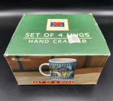 Vtg Susan Winget Set 4 Mugs From the Heart Cumberland Design Group New Open Box