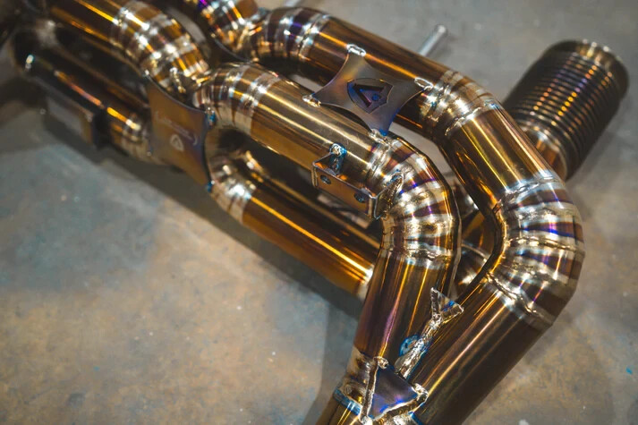 Valvetronic Designs Double X Pipe F1 Exhaust System For 2018-2022 Mclaren 720S
