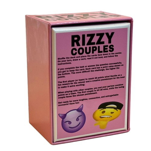 RIZZY COUPLES Spicy Date Card Game - RIZZ UP Your Romance! (NEW 2025) 150 Cards - Picture 2 of 12