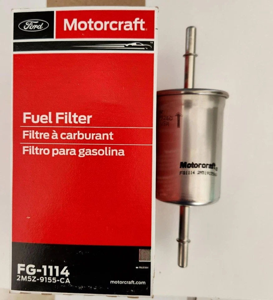 Filtro de combustible de motor genuino Ford OEM MOTORCRAFT FILTRO DE GAS FG1114 1 PIEZA NUEVO Foto 3 de 4